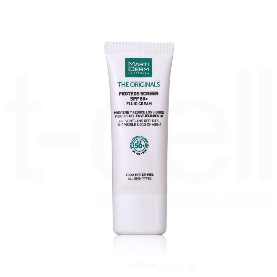 MARTIDERM The Originals Proteos Screen – Kem Chống Nắng Phổ Rộng Toàn Diện Ngừa Lão Hóa, Phòng Chống Nám Quay Lại SPF50+ 40ml