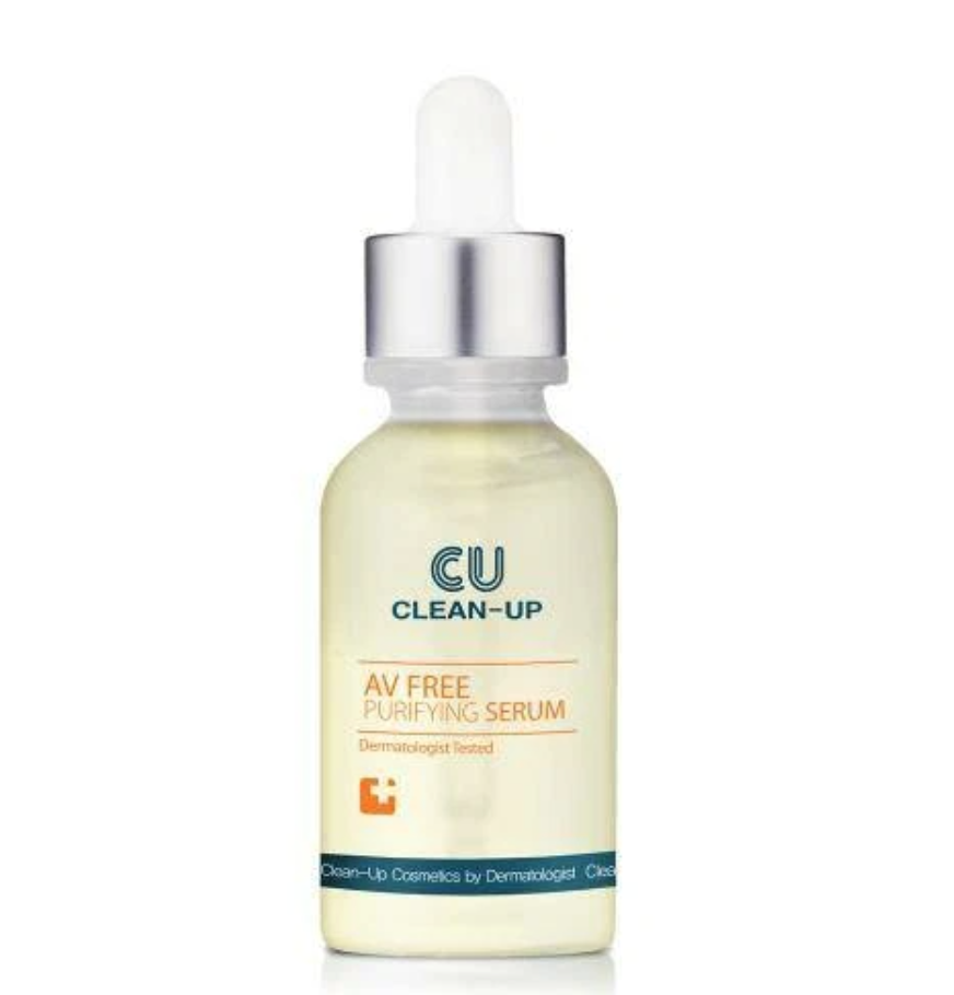 CU CLEAN-UP AV FREE PURIFYING SERUM 30ML/ SERUM LÀM TRẮNG CẢI THIỆN NẾP NHĂN CHO DA DẦU MỤN CU CLEAN-UP AV FREE PURIFYING SERUM 30ML