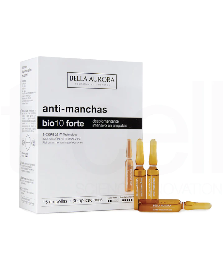 BIO10 FORTE. INTENSIVE TREATMENT FOR DARK SPOTS IN AMPOULES/ AMPOULE CHỐNG OXY HÓA GIẢM SẮC TỐ