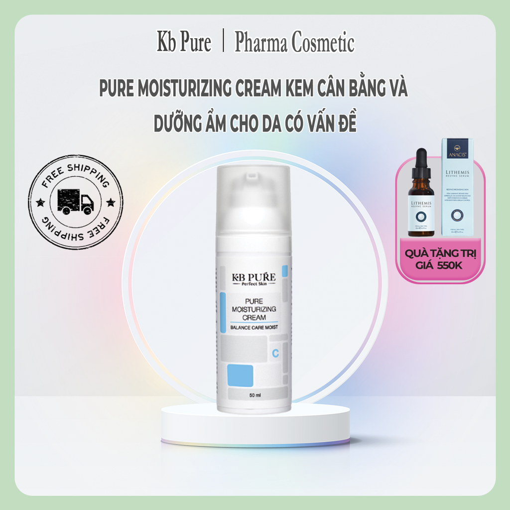 PURE MOISTURIZING CREAM KEM CÂN BẰNG VÀ DƯỠNG ẨM CHO DA CÓ VẤN ĐÊ