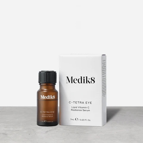 MEDIK8 C – TETRA EYE 7ML/ TINH CHẤT DƯỠNG MẮT CHỐNG LÃO HOÁ MEDIK8 C – TETRA EYE LIPID VITAMIN C RADIANCE SERUM 7ML