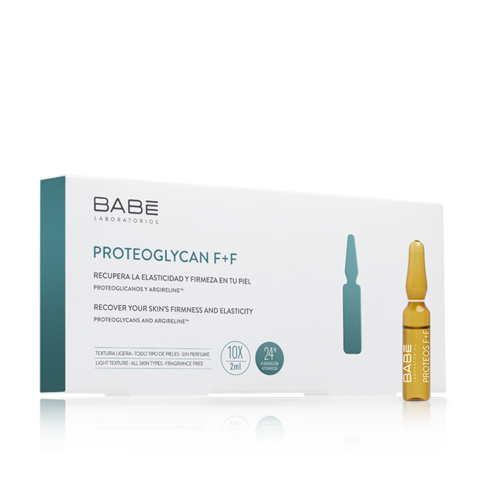 BABE PROTEGLYCAN F+ 2ml x 10/ AMPOULE PROTEOGLYCAN F + F GIÚP DƯỠNG ẨM, PHỤC HỒI ĐỘ ĐÀN HỒI VÀ SĂN CHẮC CỦA DA BABE PROTEGLYCAN F+ 2ml x 10