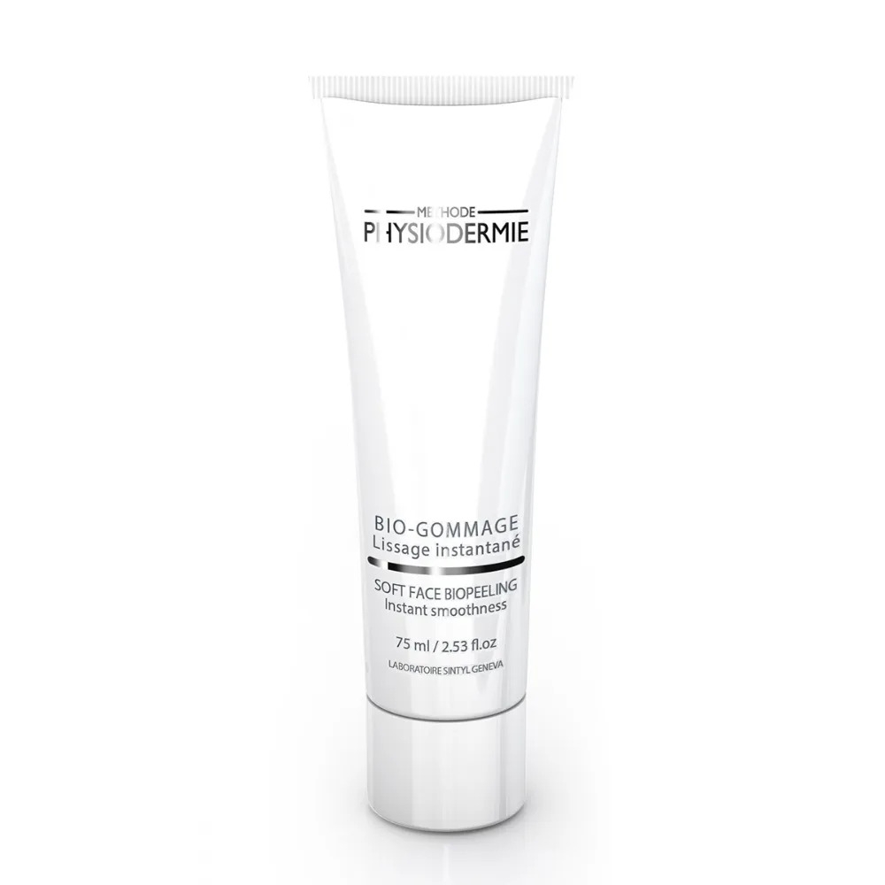 METHODE PHYSIODERMIE BIO – GOMMAGE SOFT FACE BIOPEELING 75ML/ TẨY TẾ BÀO CHẾT ENZYME SINH HỌC – LÀM SÁNG, MỀM MỊN CHO MỌI LOẠI DA BIO – GOMMAGE SOFT FACE BIOPEELING 75ML