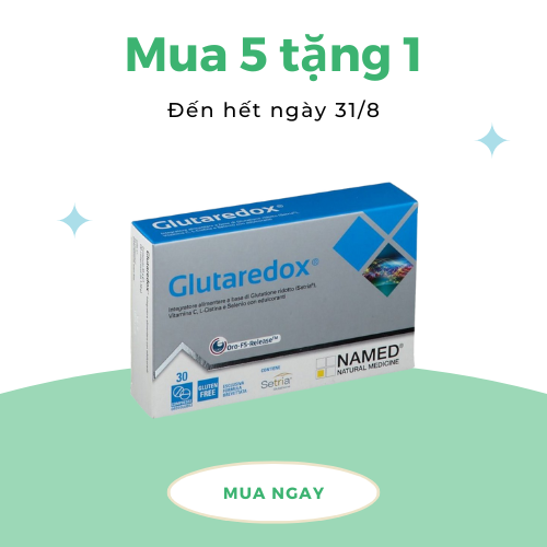 GLUTAREDOX NAMED/ VIÊN NGẬM LÀM SÁNG VÀ CHỐNG OXY HÓA GLUTAREDOX NAMED