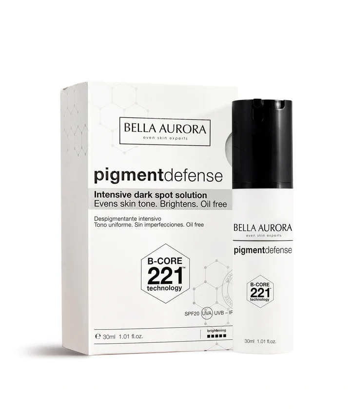 BELLA AURORA PIGMENT DEFENSE INTENSIVE DARK SPOT SOLUTION SPF20/ SERUM DƯỠNG TRẮNG DA, NGĂN NGỪA THÂM NÁM