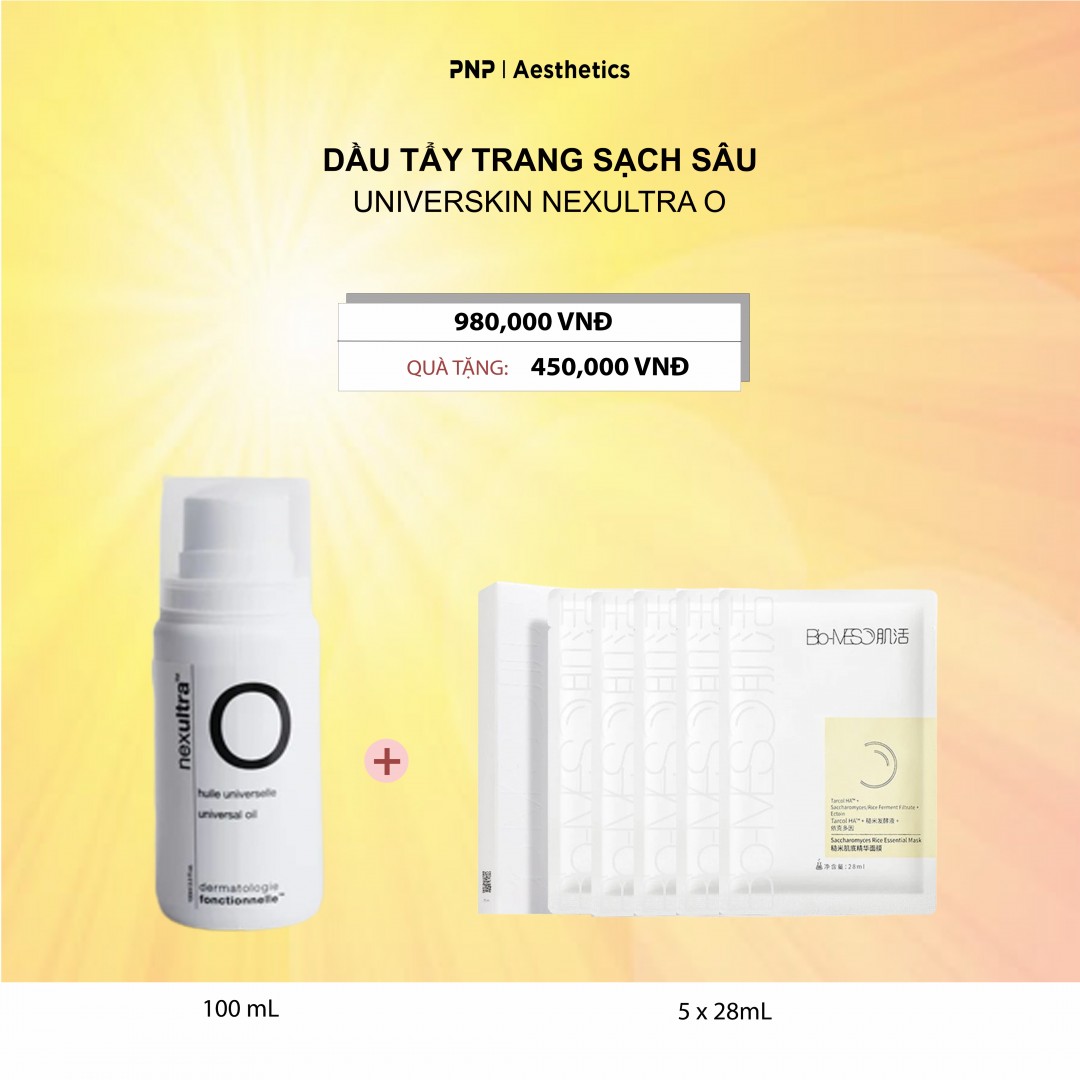 DẦU TẨY TRANG LÀM SẠCH SÂU UNIVERSKIN NEXULTRA O