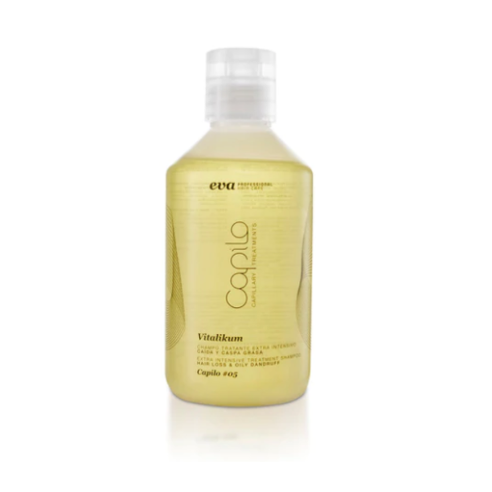 Dầu gội đặc trị ngăn rụng tóc dành cho da đầu dầu & gàu – Eva Professional Capilo Vitalikum Shampoo 300ml