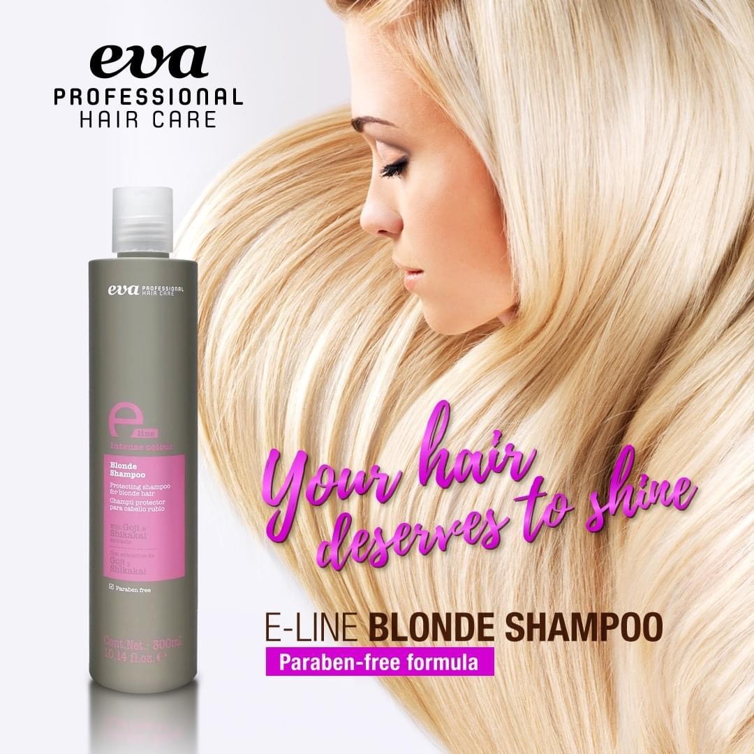 Dầu Gội Dành Cho Tóc Tẩy Nhuộm – Eva Professional E-line Blonde 300ml