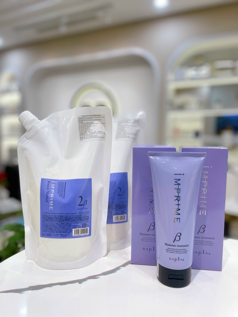 Kem hấp phục hồi tóc Nhật Bản – Napla Imprime Moisture Treatment Beta 600g