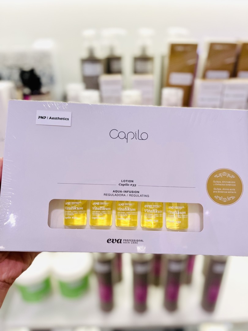 Tinh chất kích mọc tóc dành cho da đầu dầu & gàu – Eva Professional Capilo Vitalikum