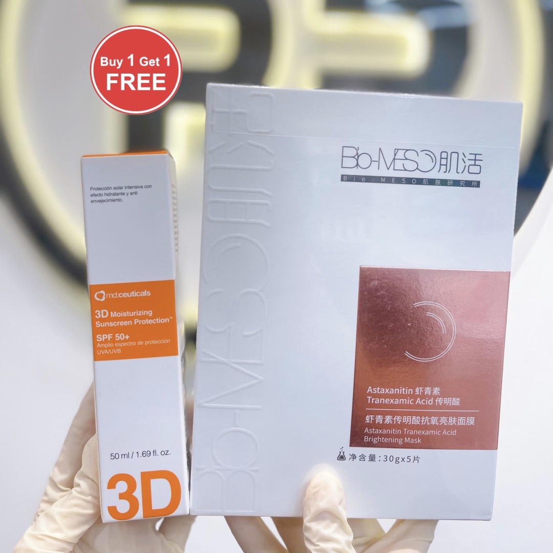 MUA 1 TẶNG 1 Kem chống nắng phục hồi & bảo vệ da Md:ceuticals 3D Moisturizing Sunscreen Protection SPF50+ 50ml
